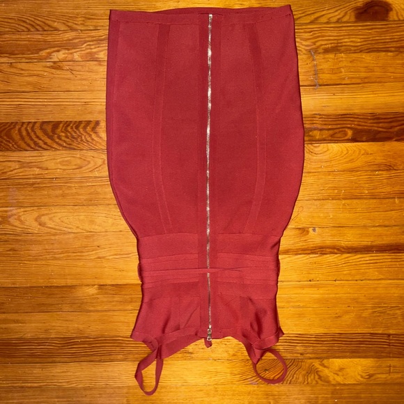 Bodycon Dress in RUST - Picture 10 of 12